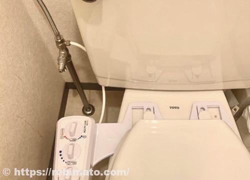 口コミ・評判】SF社製 電源不要！トイレに設置できる簡易おしり洗浄機