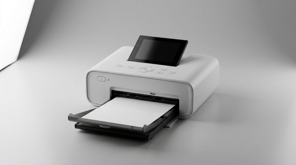 白いフォトプリンター