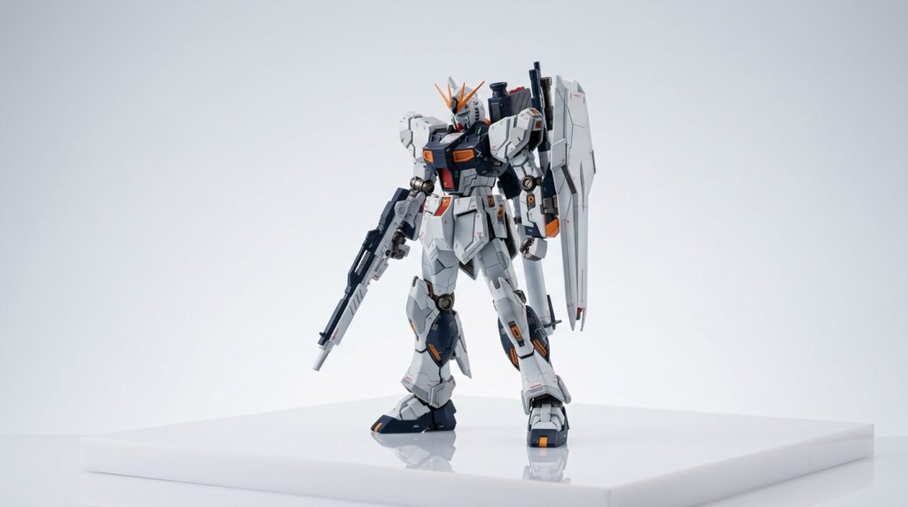 白と紺のガンダム