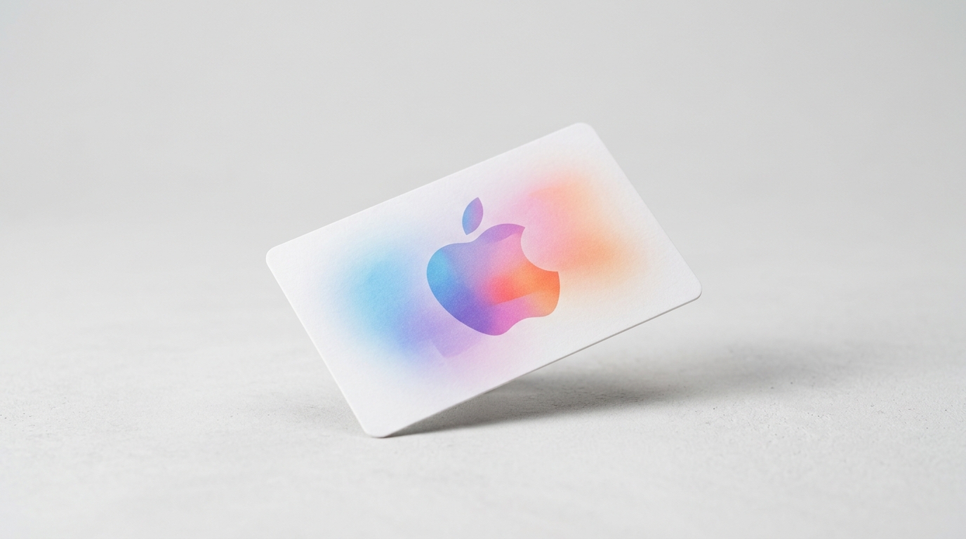 カラフルなAppleギフトカード