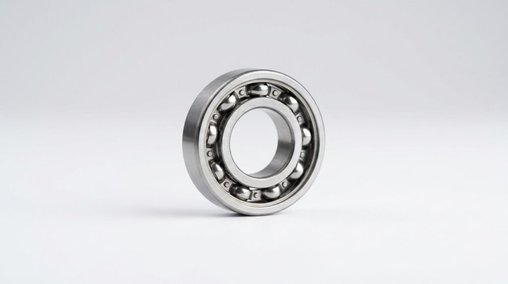 銀色のボールベアリング