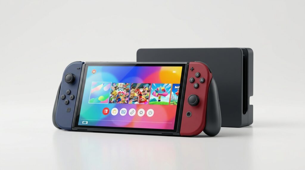 有機ELのNintendo Switchとドック
