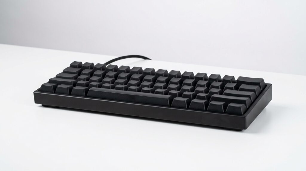 黒い有線キーボード