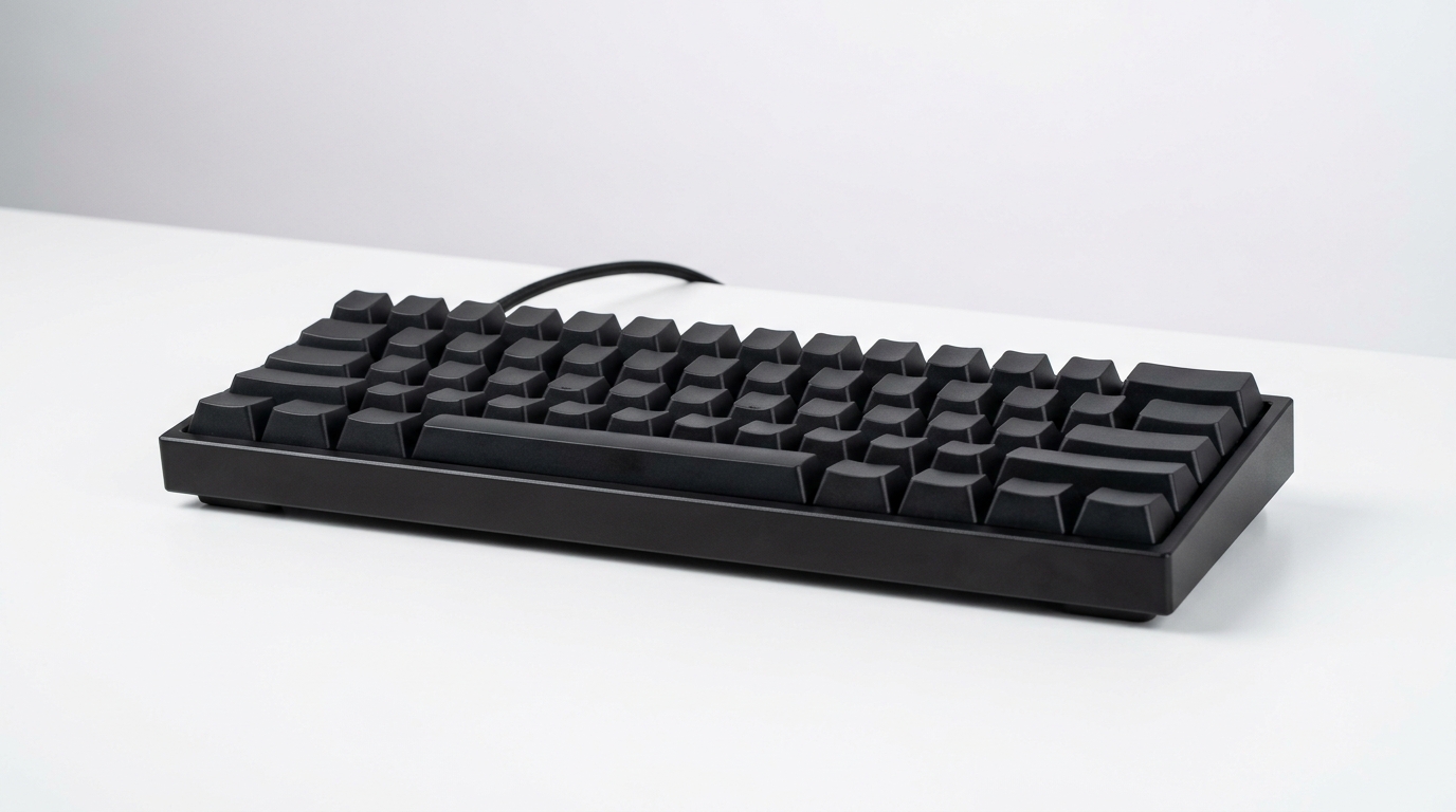 黒い有線キーボード