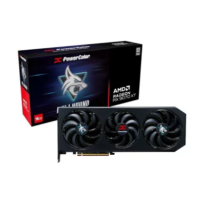 PowerColor RX 7970 XTグラボとパッケージ