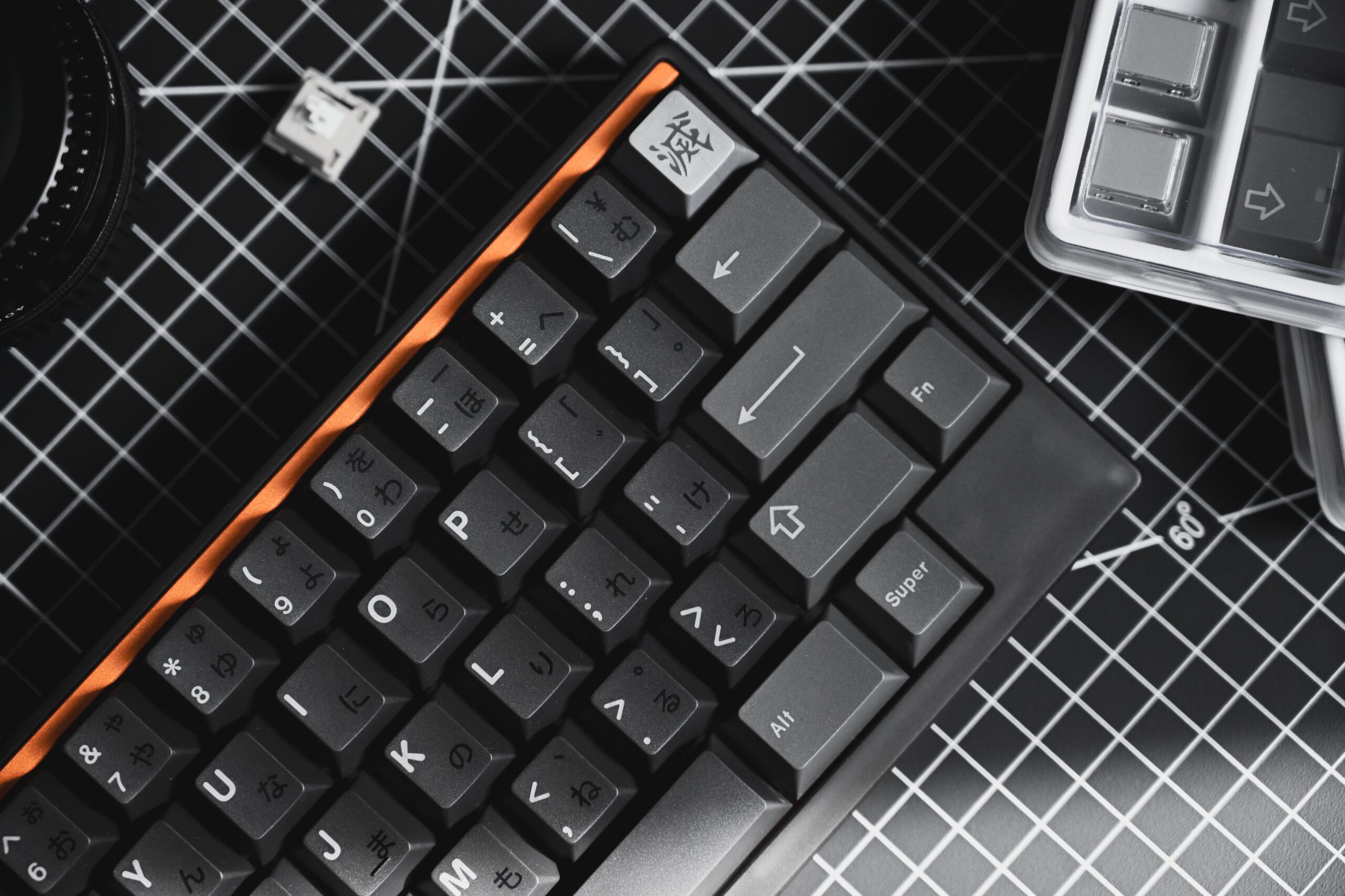 黒い日本語メカニカルキーボード