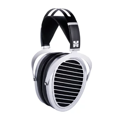 シルバーと黒のHiFiMANヘッドホン