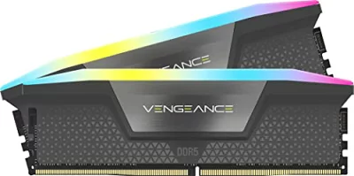 RGB発光DDR5メモリ2枚