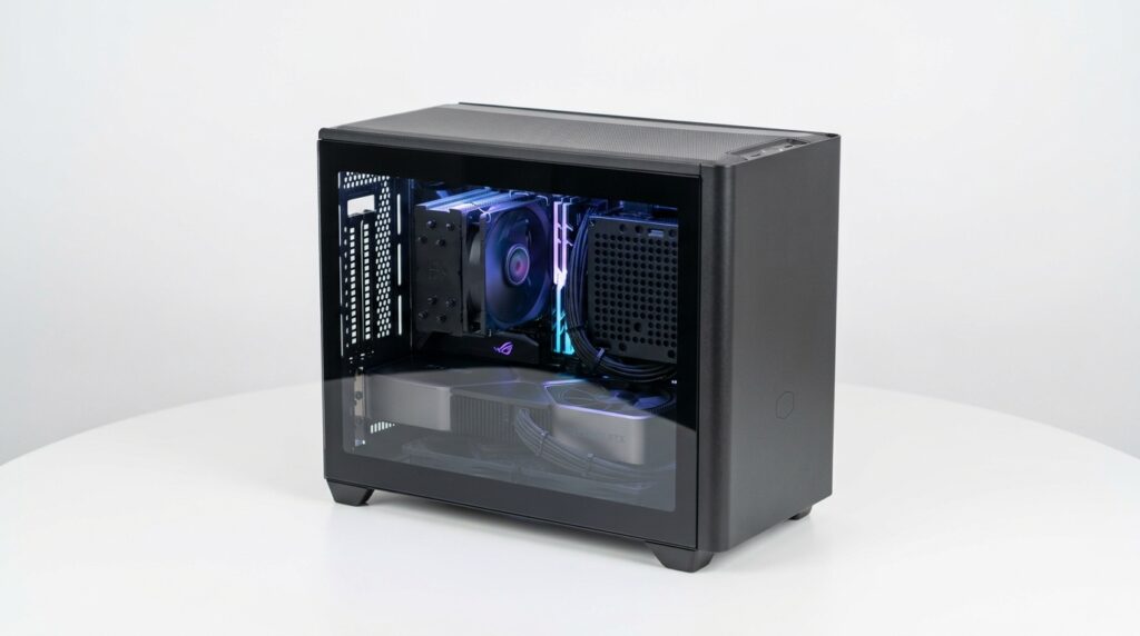 黒いゲーミングPC