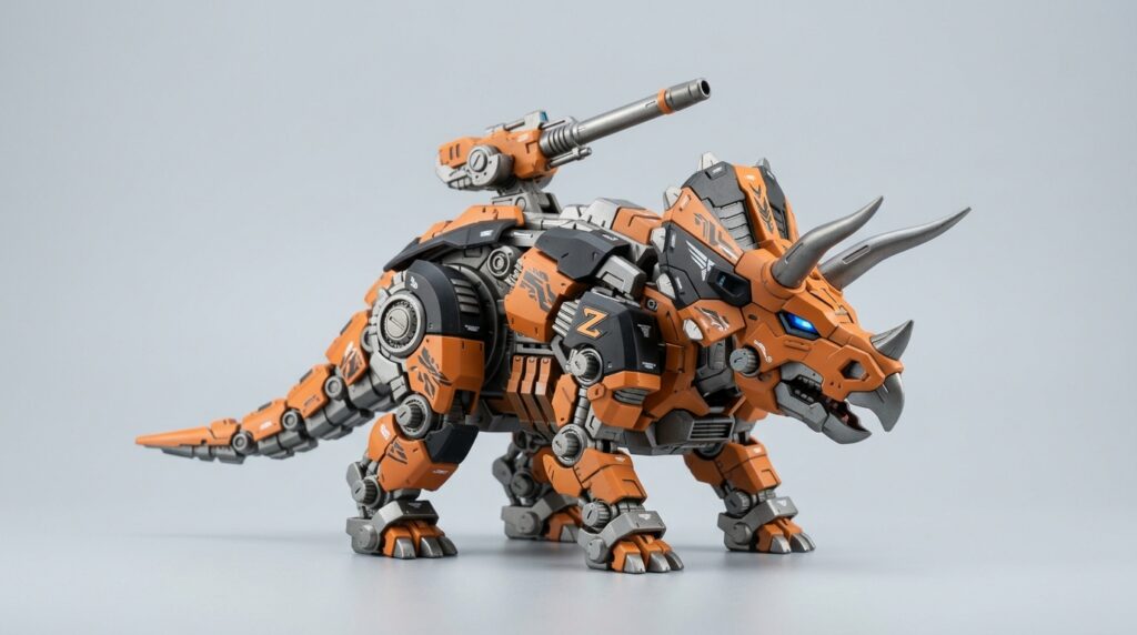オレンジのメカトリケラトプス