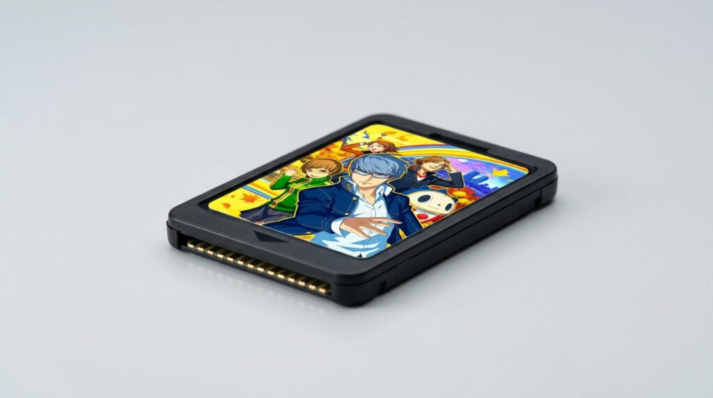 黒いペルソナ4のゲームカセット