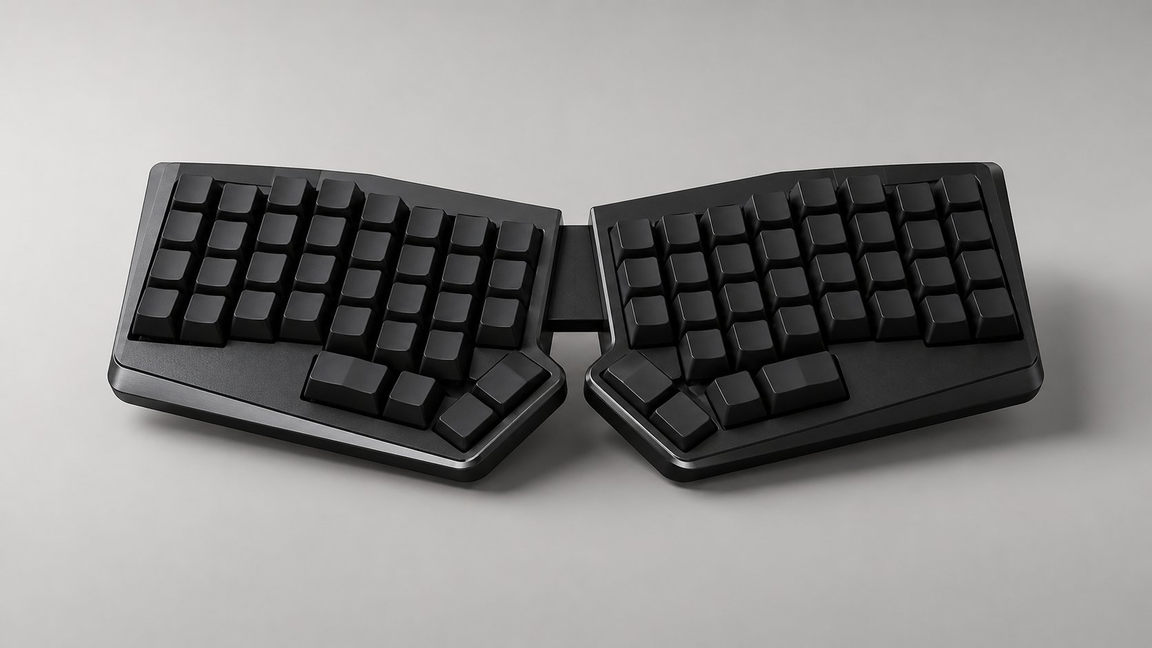 黒いエルゴノミクスキーボード