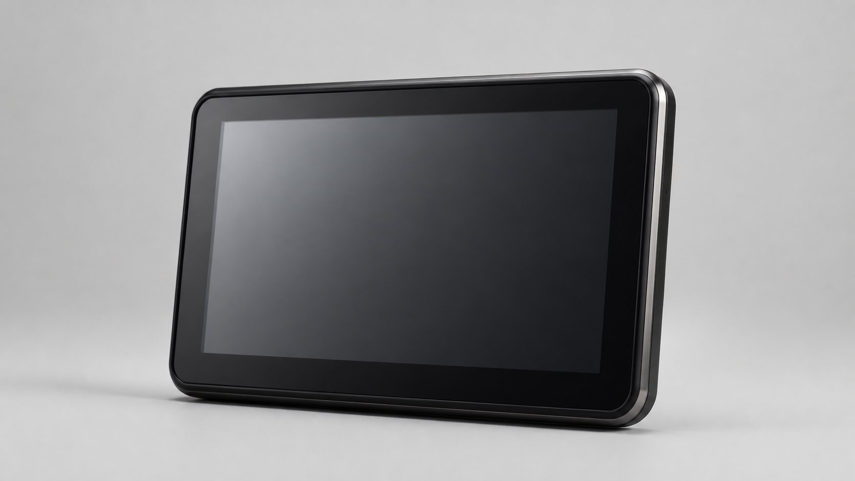 黒いタブレット型ディスプレイ