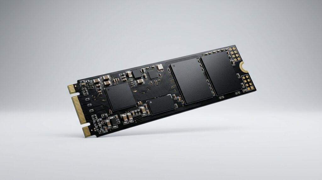 黒いM.2 NVMe SSD