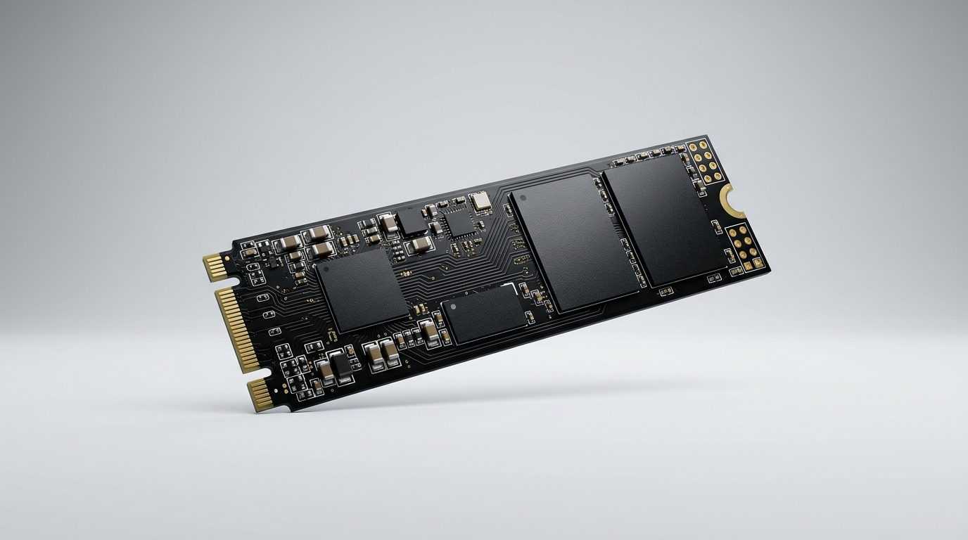 黒いM.2 NVMe SSD