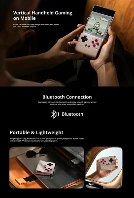 スマホ用の携帯型ゲームコントローラー